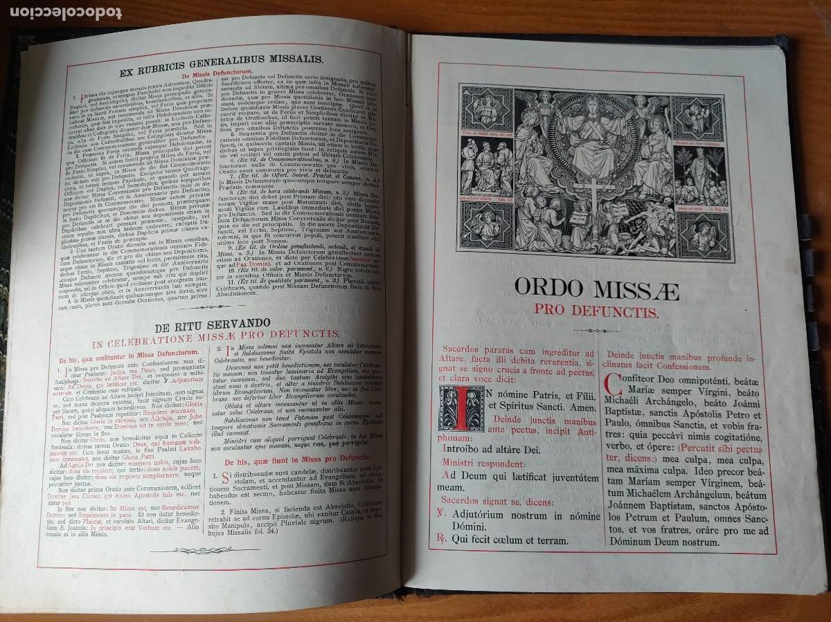 Libros antiguos: Missae Pro Defunctis 1912 - Foto 6