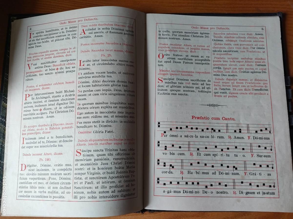 Libros antiguos: Missae Pro Defunctis 1912 - Foto 7