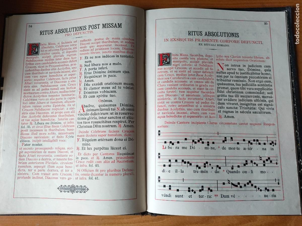 Libros antiguos: Missae Pro Defunctis 1912 - Foto 12