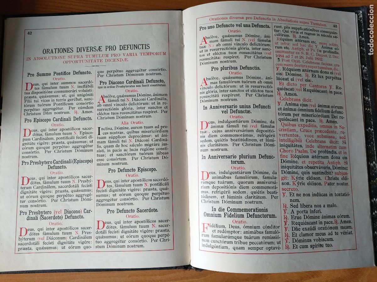 Libros antiguos: Missae Pro Defunctis 1912 - Foto 13