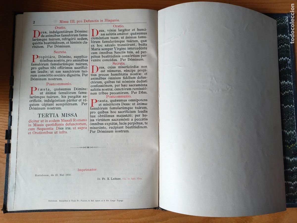 Libros antiguos: Missae Pro Defunctis 1912 - Foto 15