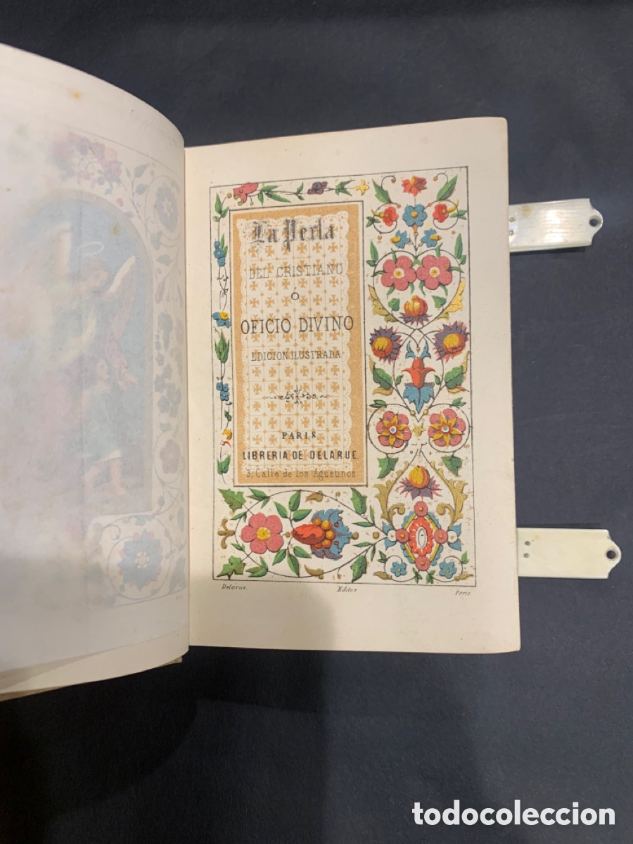 Libros antiguos: Devocionario. Marfil. S. XIX - Foto 5