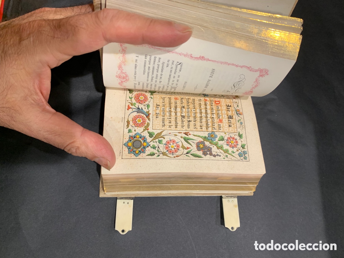 Libros antiguos: Devocionario. Marfil. S. XIX - Foto 7