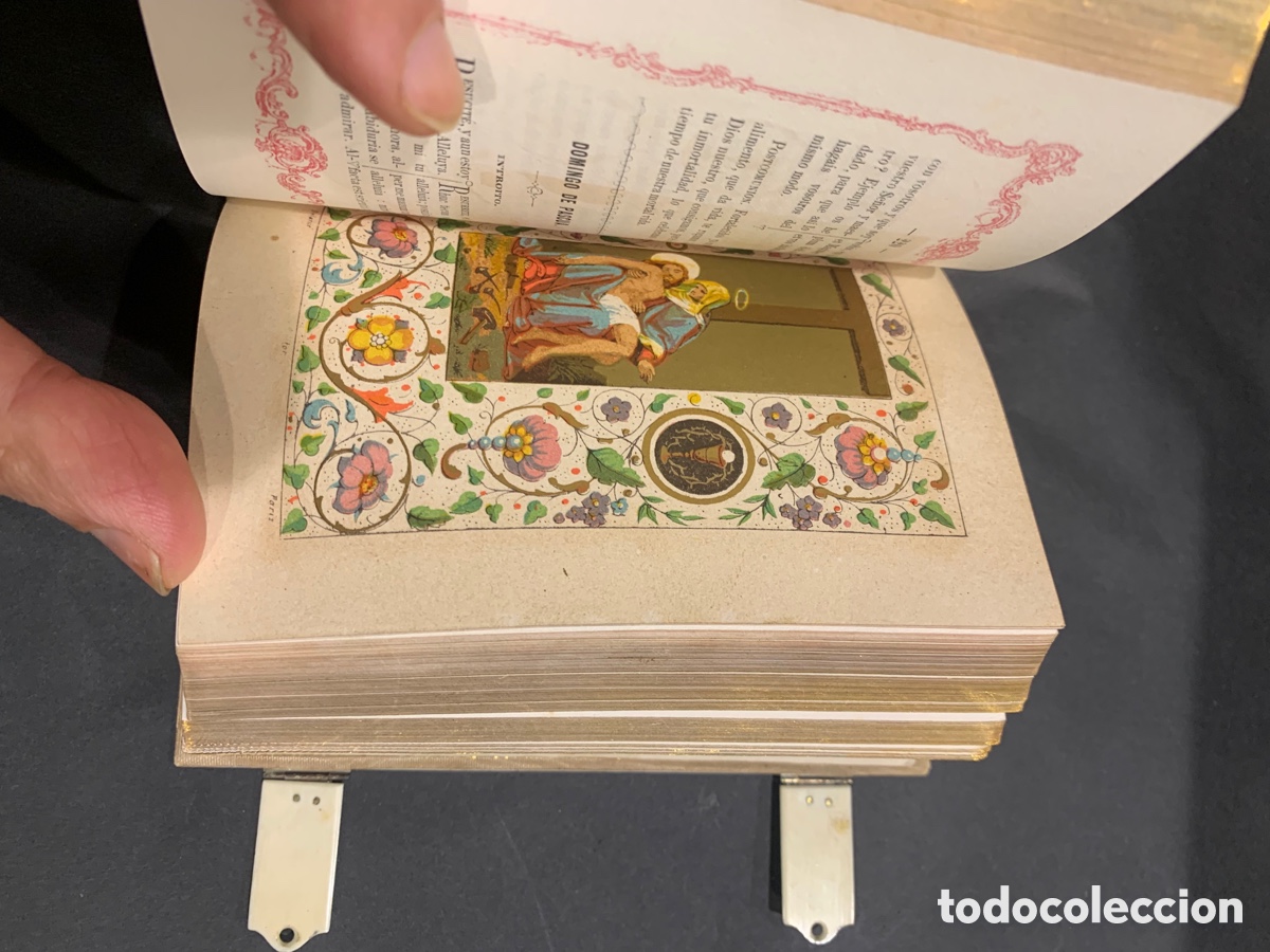 Libros antiguos: Devocionario. Marfil. S. XIX - Foto 8