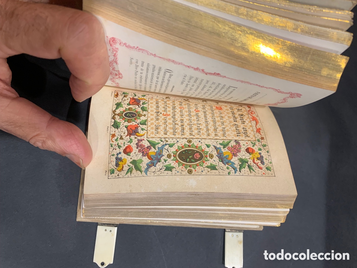 Libros antiguos: Devocionario. Marfil. S. XIX - Foto 9