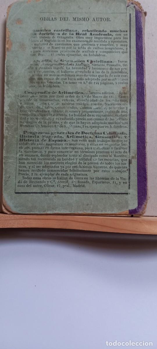 Libros antiguos: COMPENDIO DE HISTORIA SAGRADA. 1892 - Foto 3