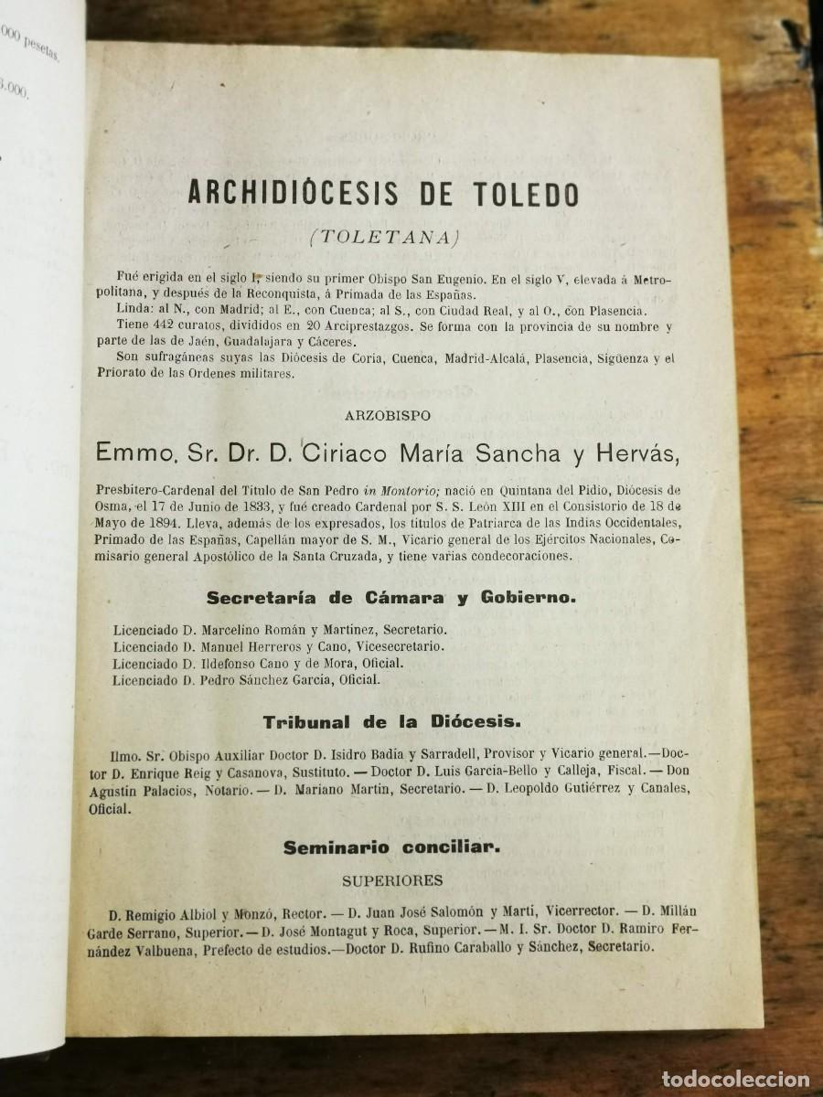 Libros antiguos: ANUARIO Eclesi&aacute;stico de Espa&ntilde;a. 1904 - Foto 3