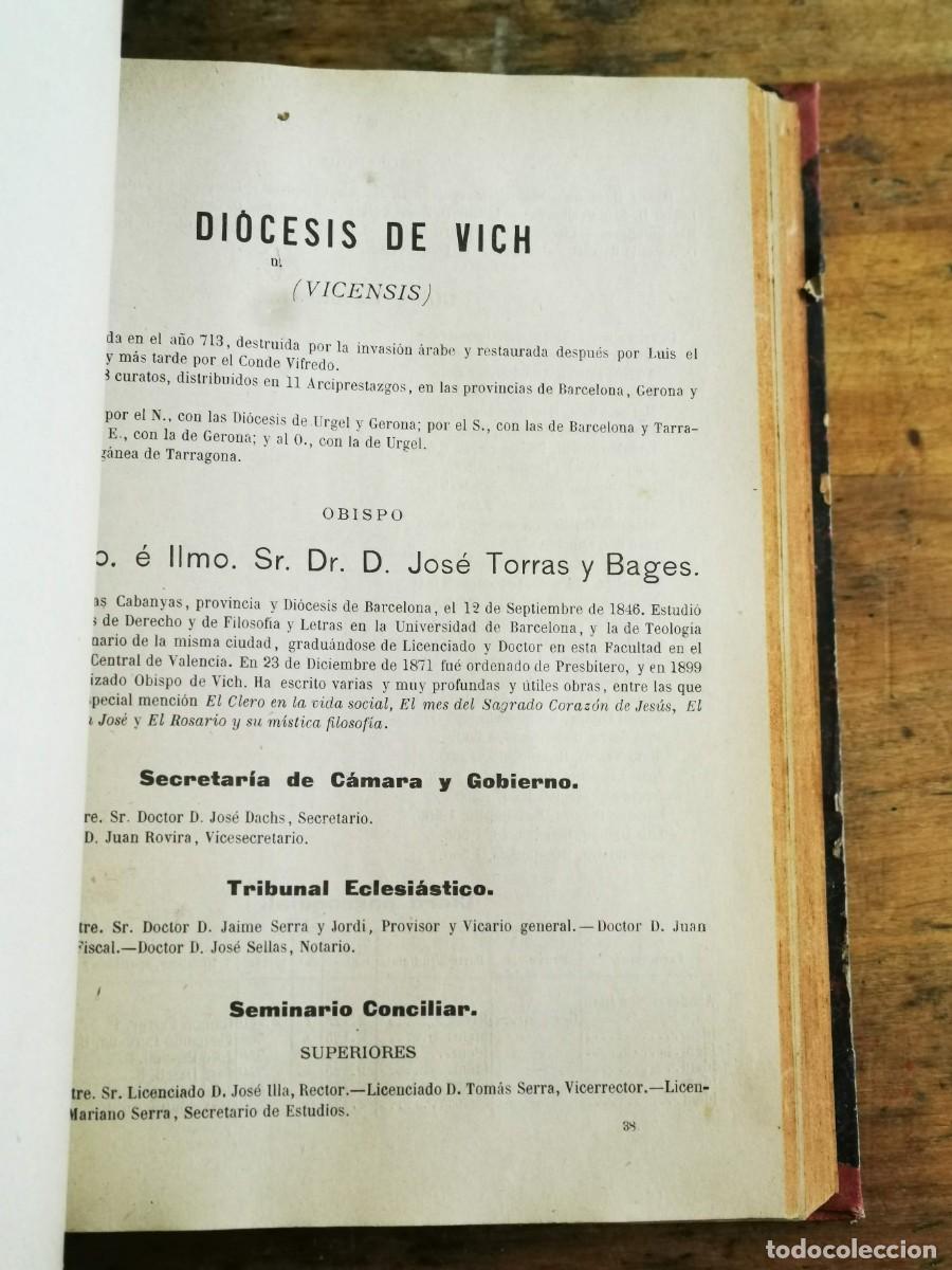 Libros antiguos: ANUARIO Eclesi&aacute;stico de Espa&ntilde;a. 1904 - Foto 5