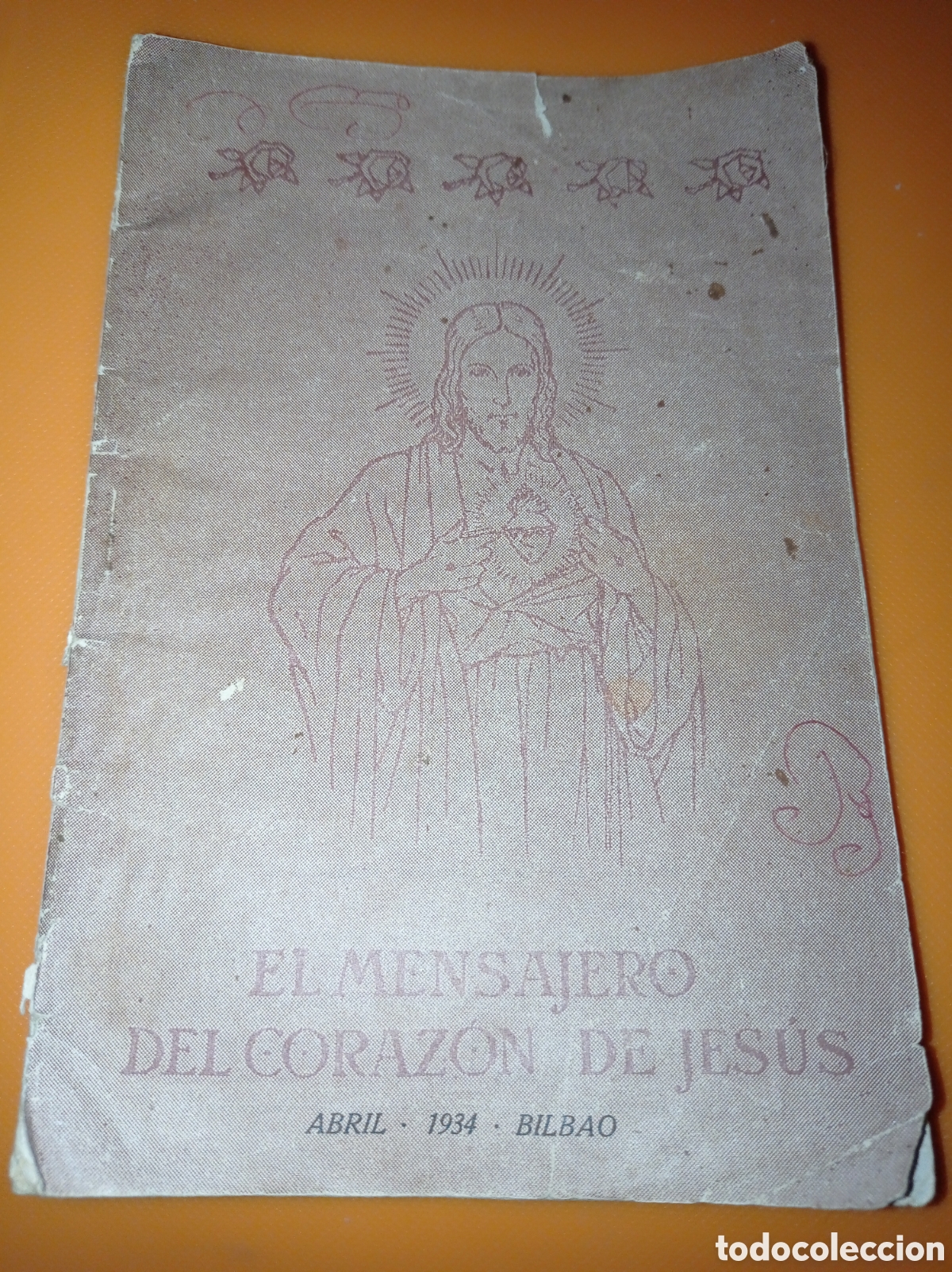 Libri antichi: BILBAO A&Ntilde;O 1934,EL MENSAJERO DEL CORAZON DE JESUS