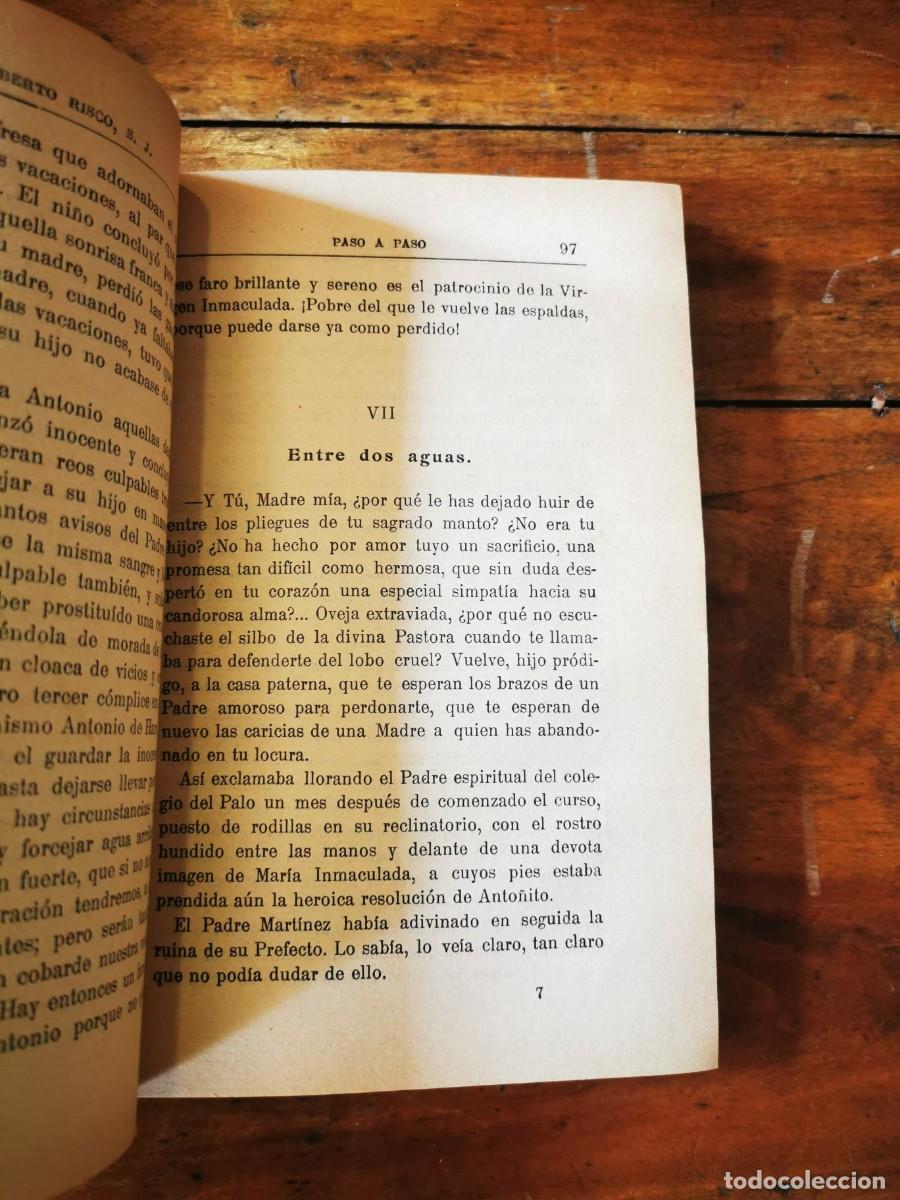 Libros antiguos: RISCO, Alberto. Paso a paso: novela - Foto 3