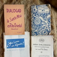 Libros antiguos: SANTA MISA RITO BIZANTINO. MISA DIALOGADA,BURGOS SANTO DOMINGO DE SILOS, 1933. EVANGELIO MATEO, 1926
