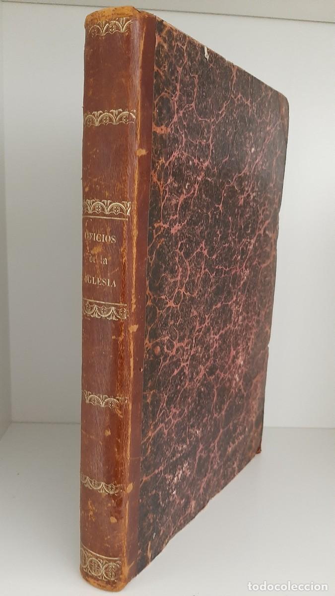 Libros antiguos: OFICIOS DE LA IGLESIA A&Ntilde;O 1863 - Foto 2