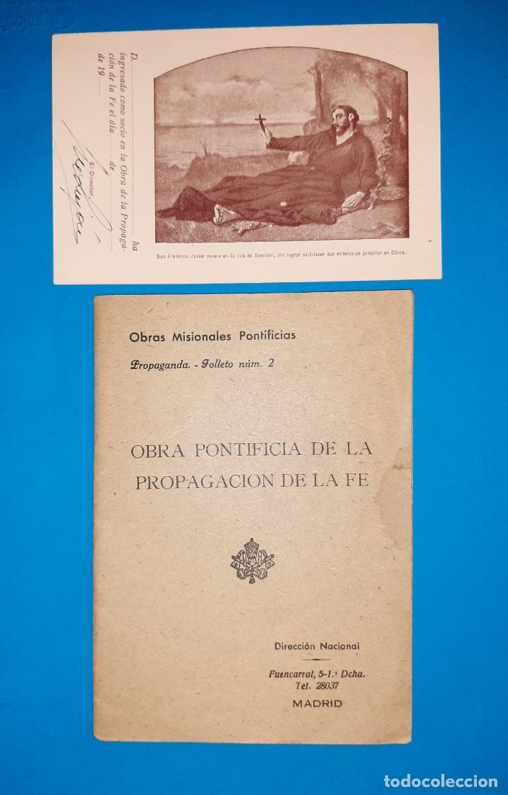 Livros antigos: OBRAS PONTIFICIAS DE LA PROPAGACI&Oacute;N DE LA FE