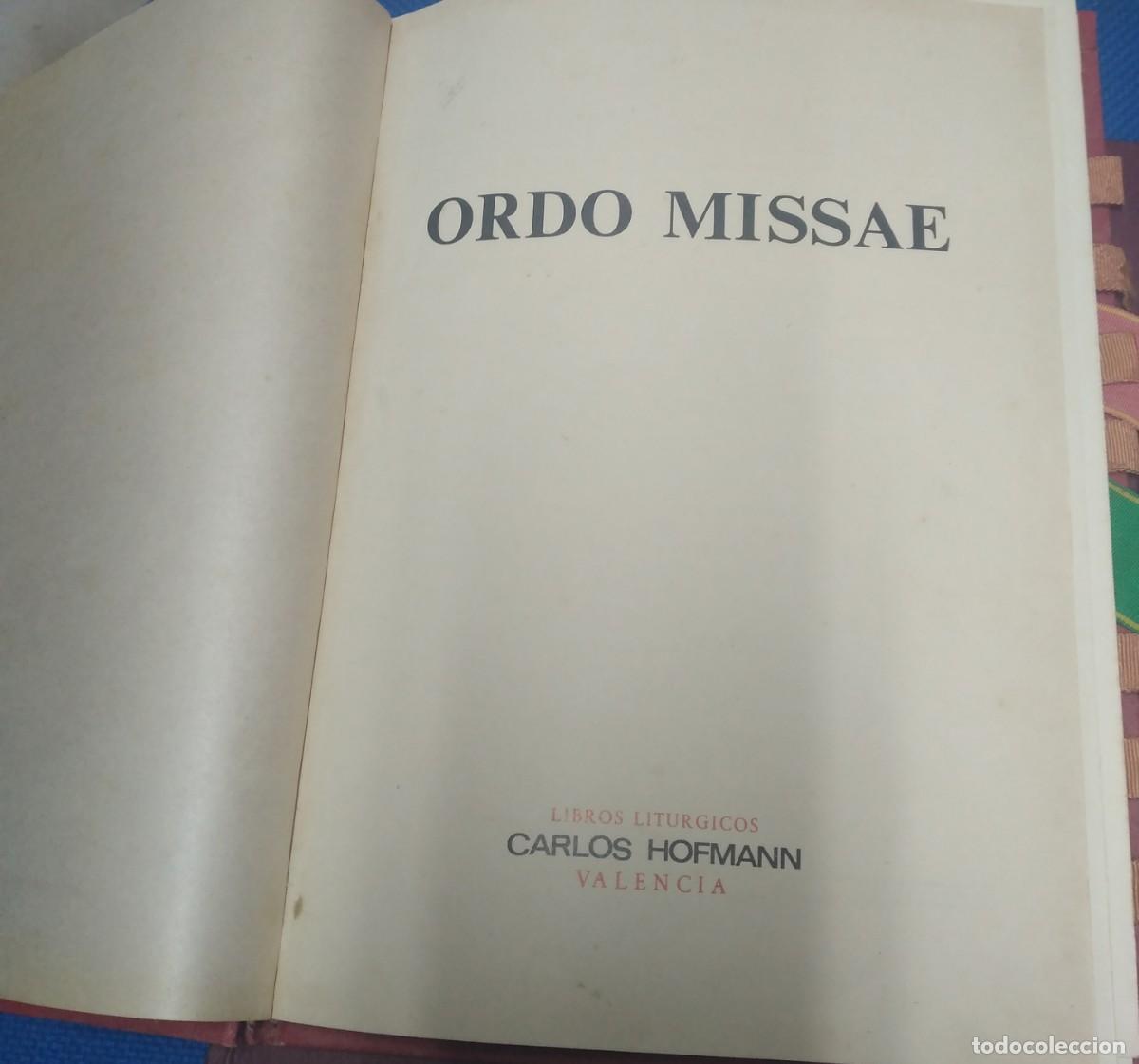 Libros antiguos: ORDO MISSAE - Foto 1