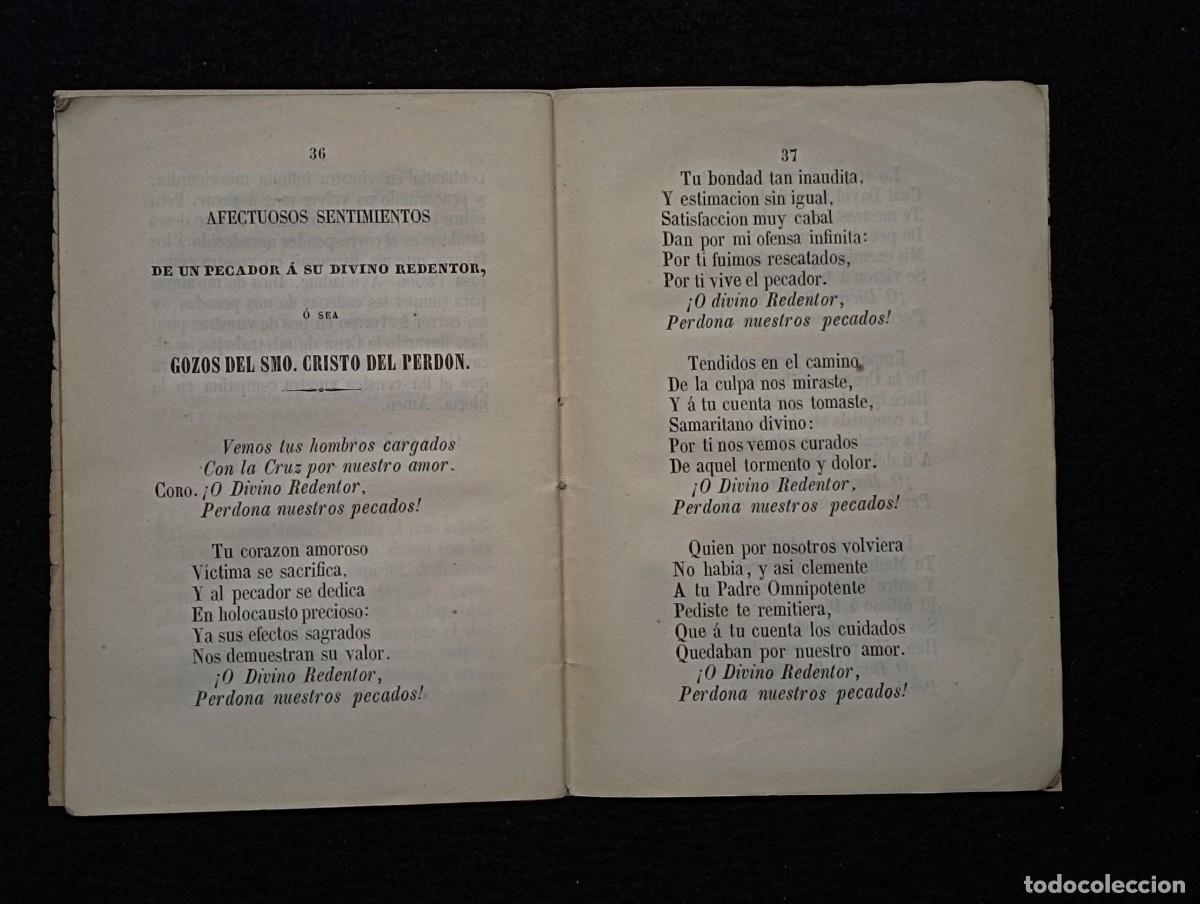 Libros antiguos: Novena de Jes&uacute;s del Perd&oacute;n. 1857. - Foto 2