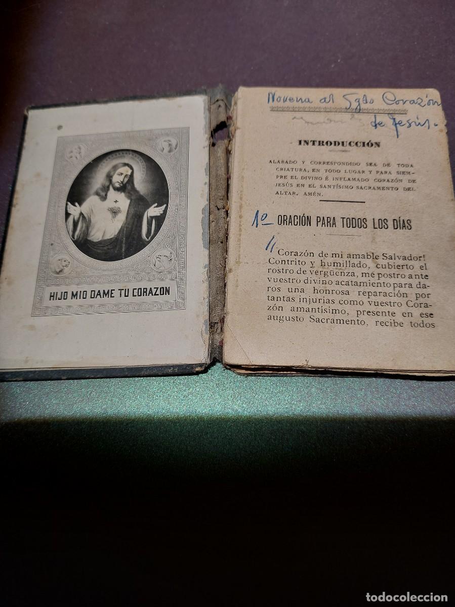 Livros antigos: Novena al Sagrado coraz&oacute;n de Jes&uacute;s