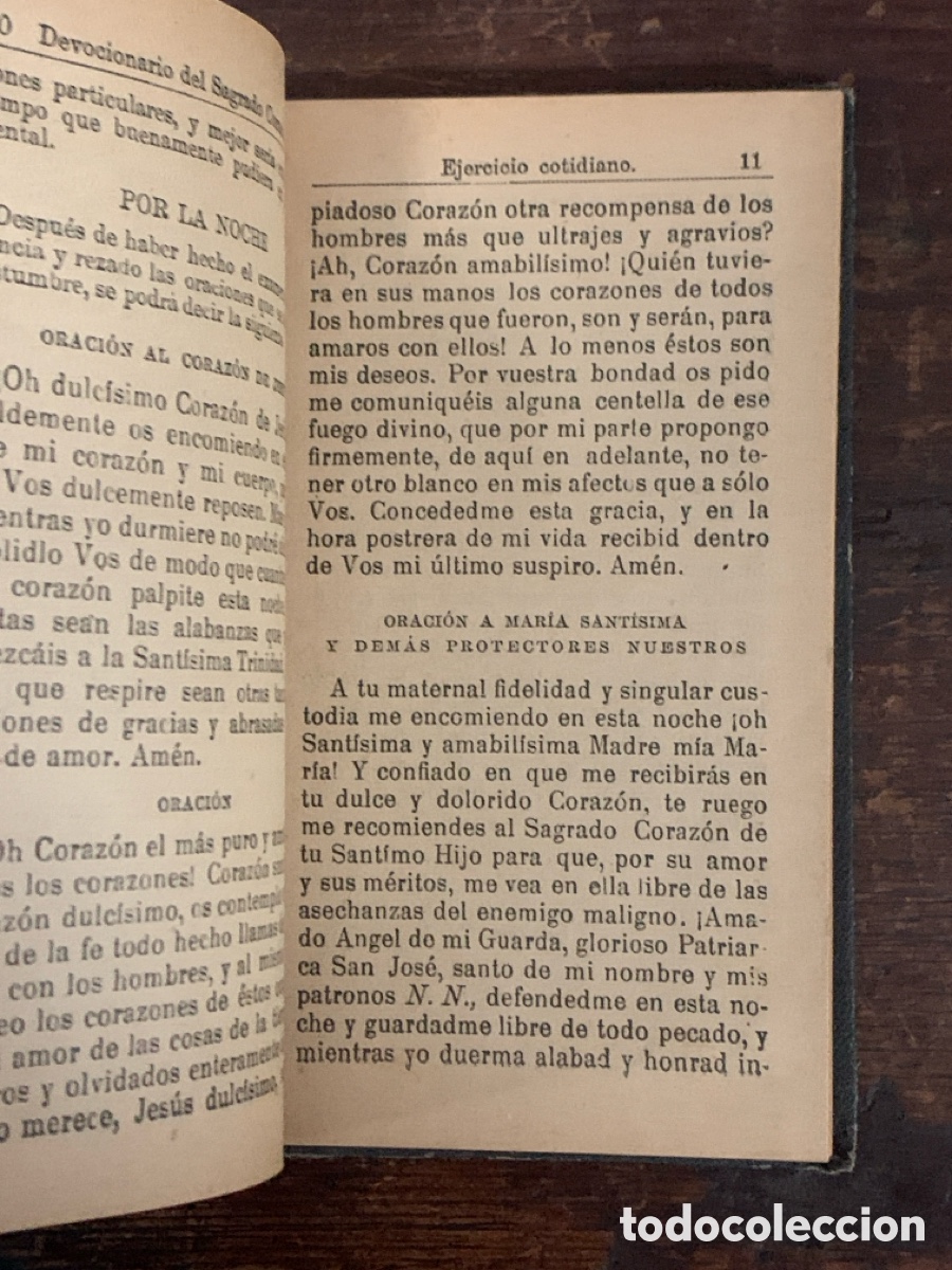 Libros antiguos: Devocionario del Sagrado Coraz&oacute;n - 1915 - Foto 3