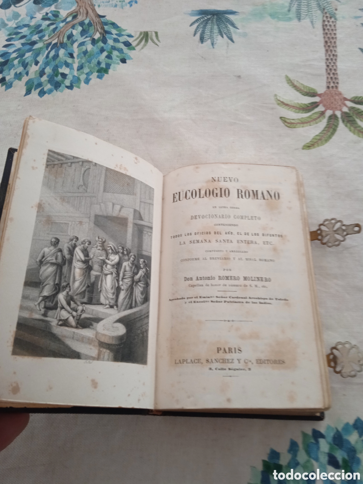 Libros antiguos: Escolio antiguo y plata - Foto 2