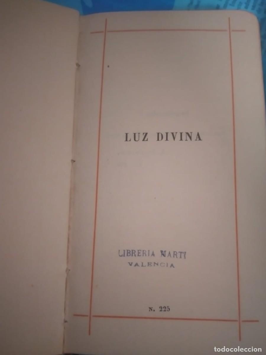 Libros antiguos: LUZ DIVINA - Foto 3