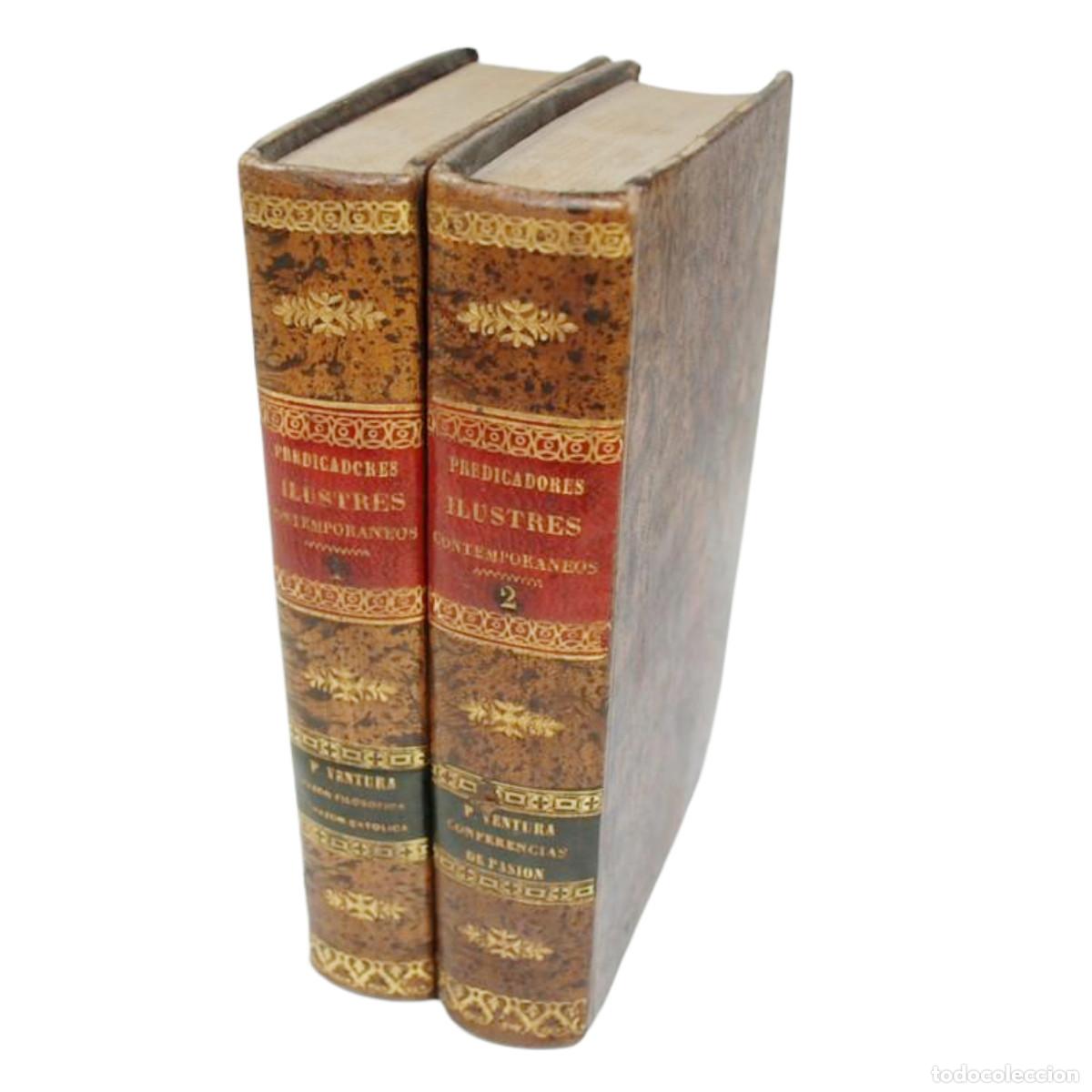 Livres anciens: M. R. P. VENTURA DE RAULICA - PREDICADORES ILUSTRES - 1852