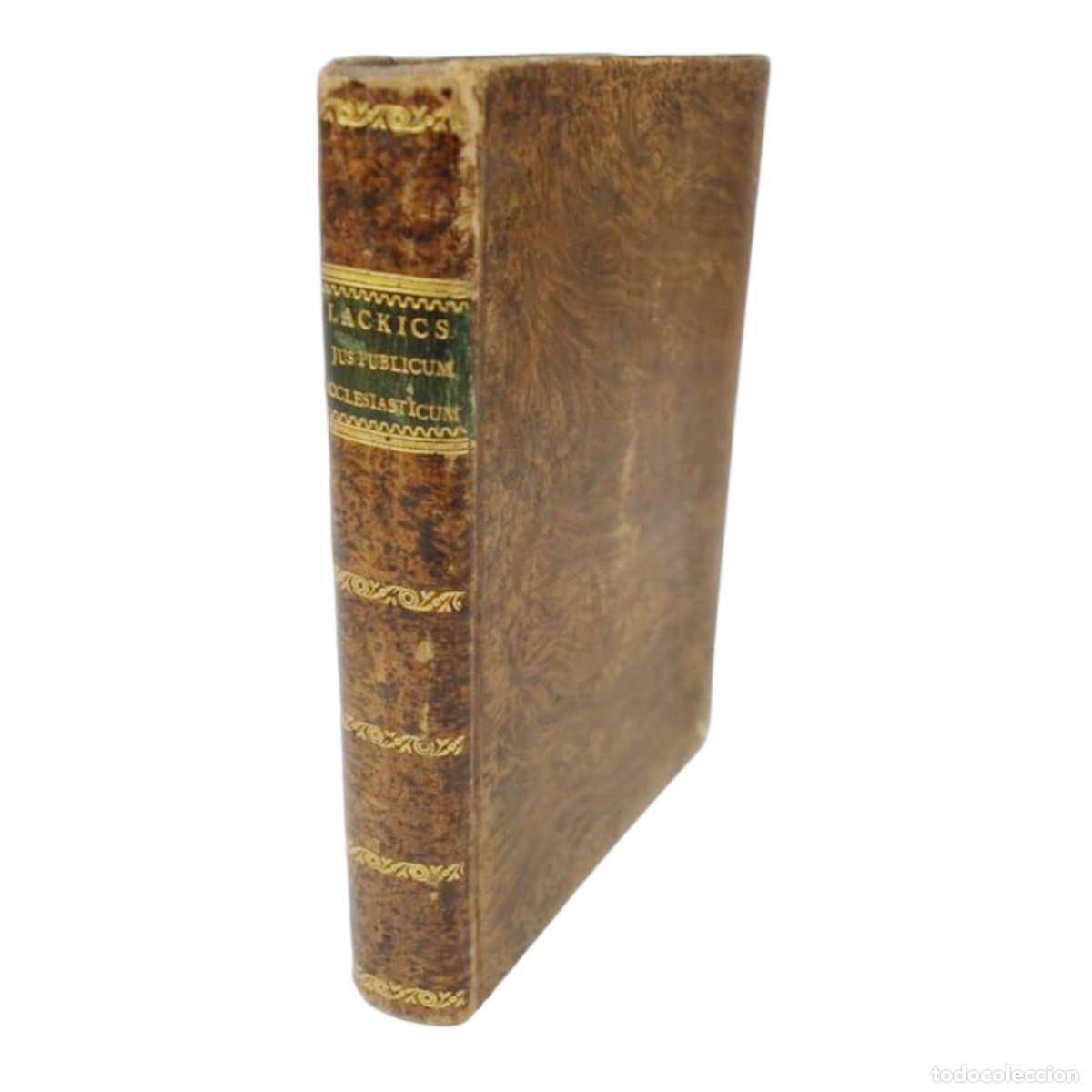 Libros antiguos: GEORGIO S. LACKICS - DERECHO ECLESIASTICO - 1822 - Foto 1