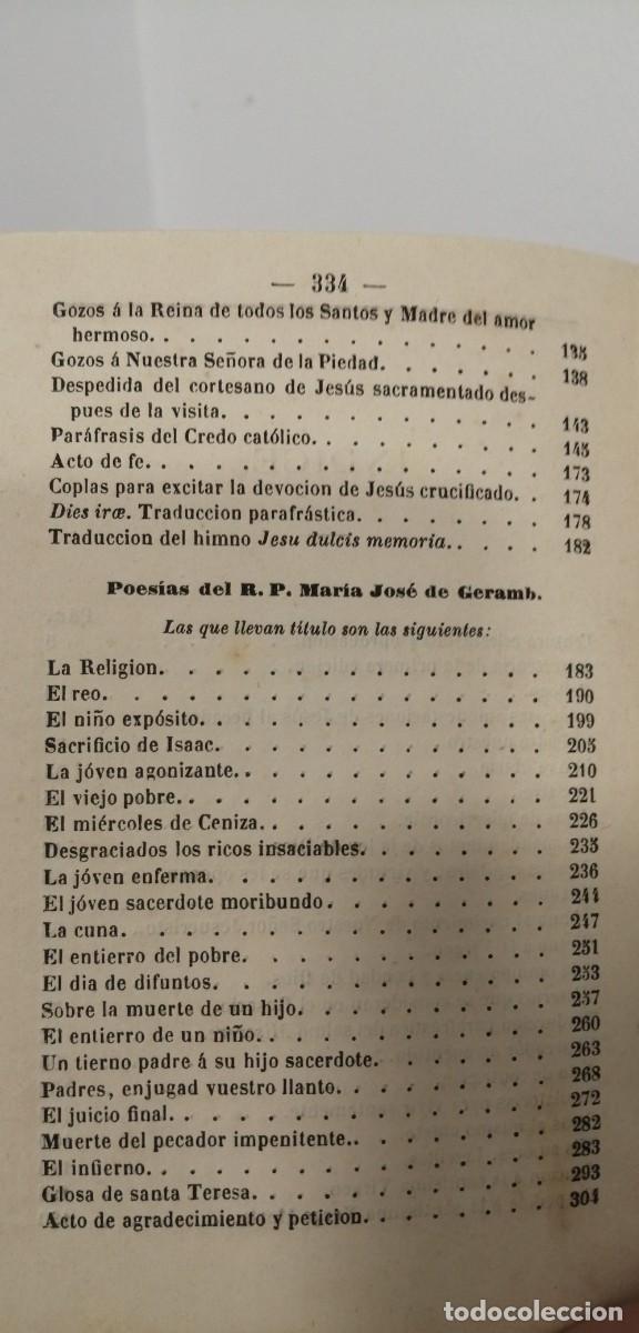 Libros antiguos: 1866 Poes&iacute;as, Religiosas Devotas y Edificativas - Foto 10