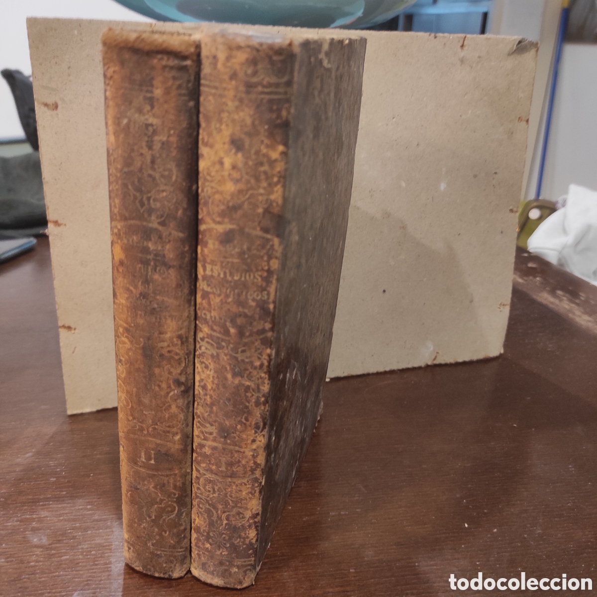 Livros antigos: 1858- ESTUDIOS FILOSOFICOS CRISTIANISMO- AUGUSTO NICOLAS - tomo 1 y 2