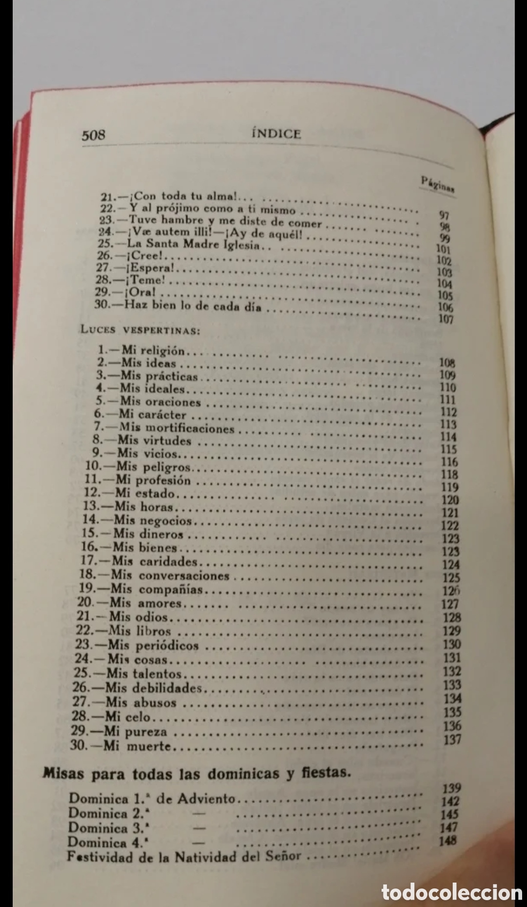 Libros antiguos: 1920 Devocionario completo - Foto 4