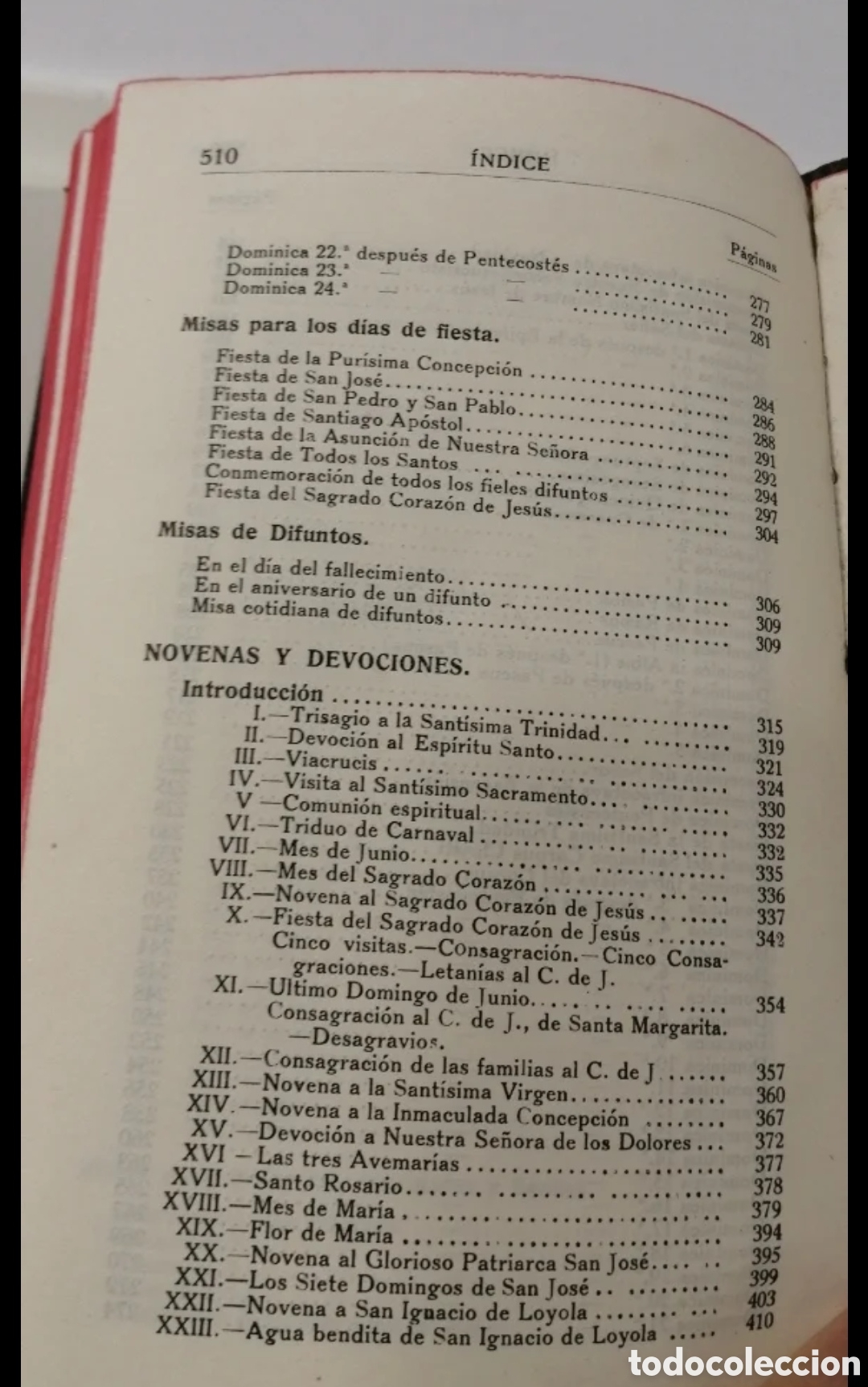 Libros antiguos: 1920 Devocionario completo - Foto 6