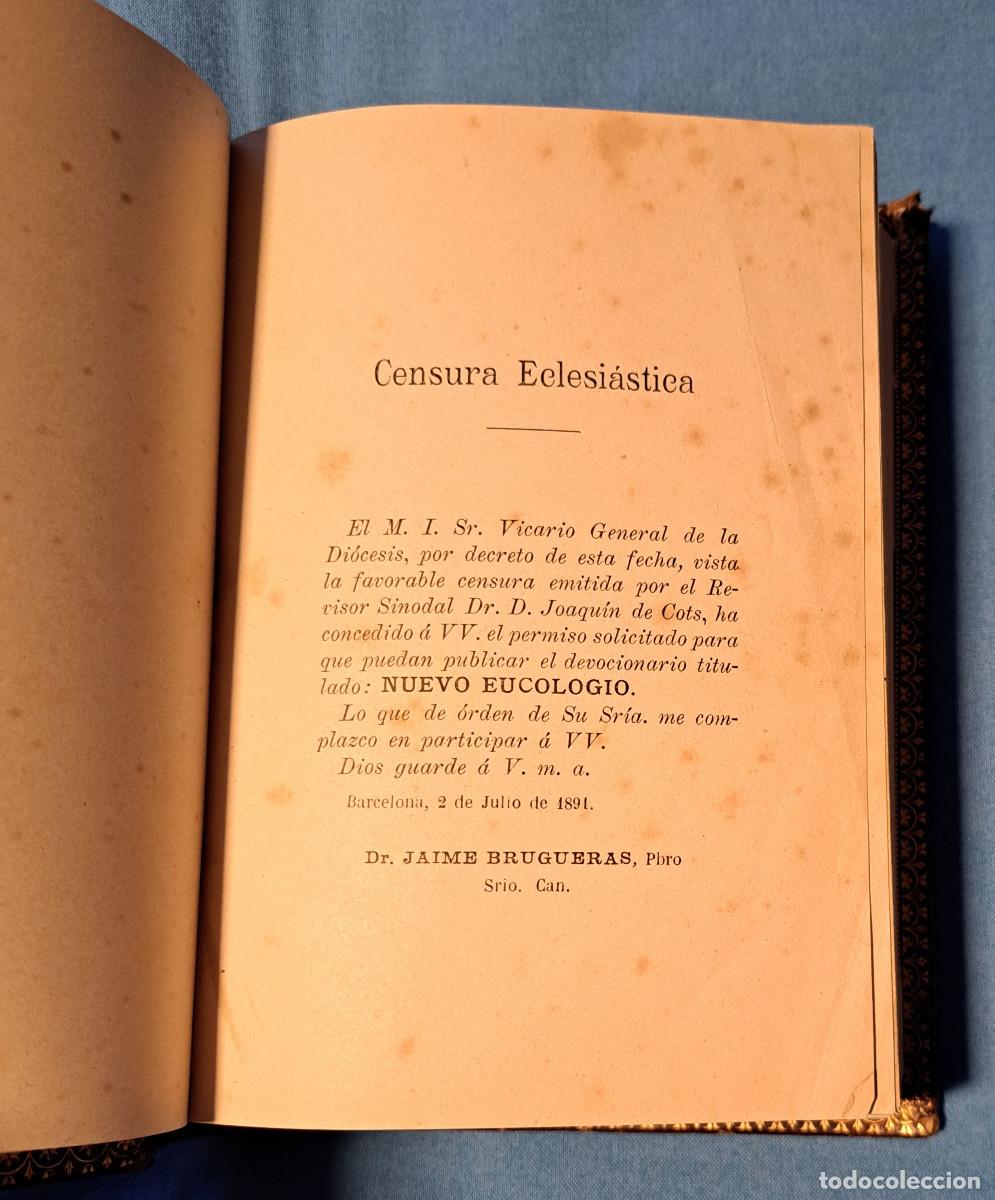Libros antiguos: NUEVO EUCOLOGIO ROMANO. - Foto 3