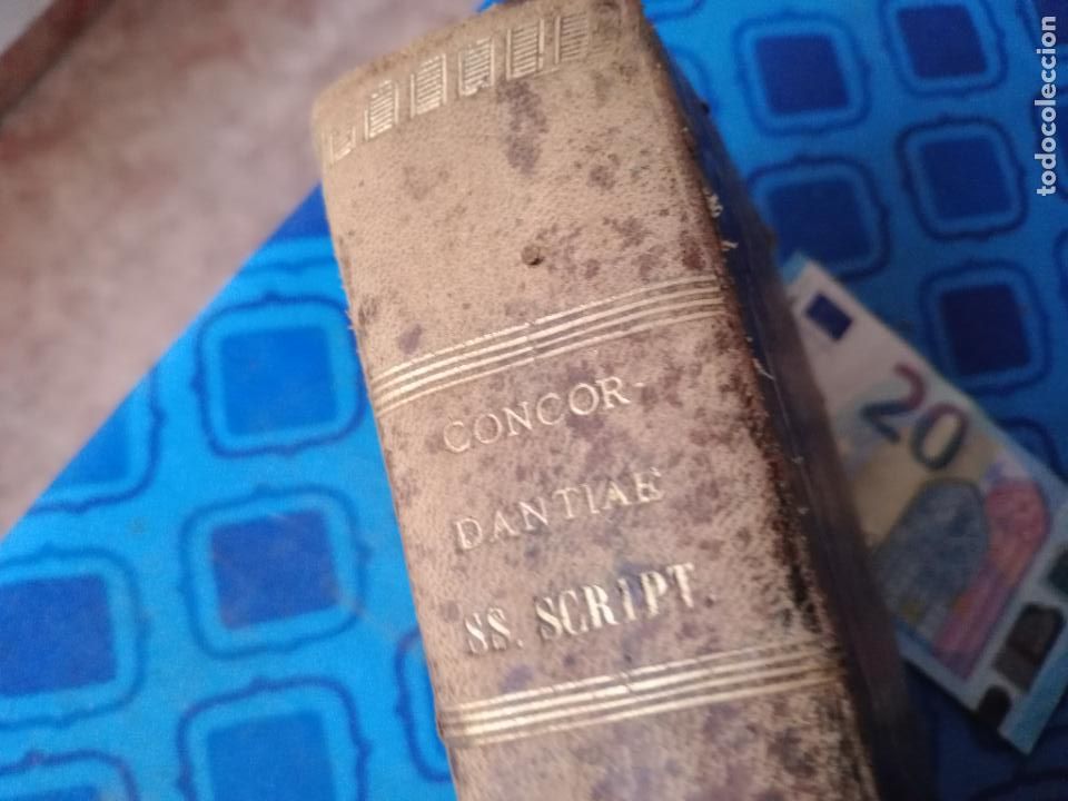 Libros antiguos: CONCORDANTIARUM SS. SCRIPTURAE MANUALE 1878 - Foto 3
