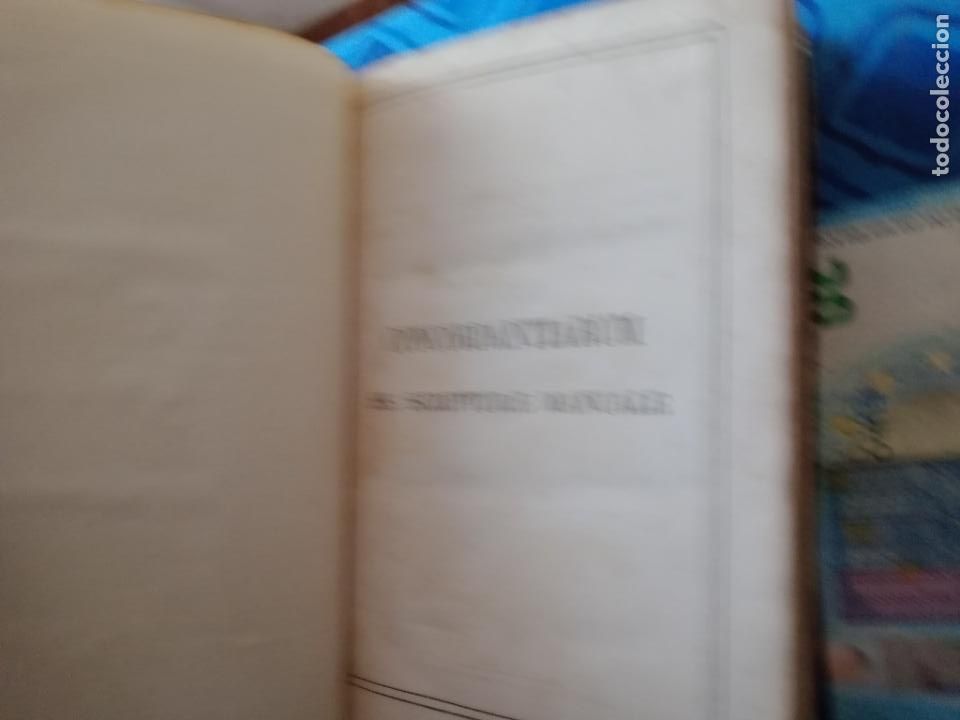 Libros antiguos: CONCORDANTIARUM SS. SCRIPTURAE MANUALE 1878 - Foto 4
