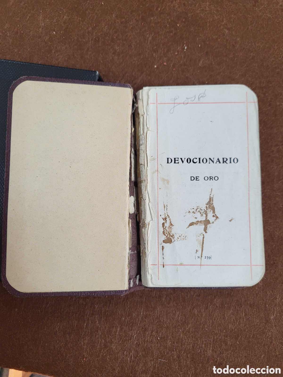 Libros antiguos: ANTIGUO DEVOCIONARIO DE ORO. - Foto 5