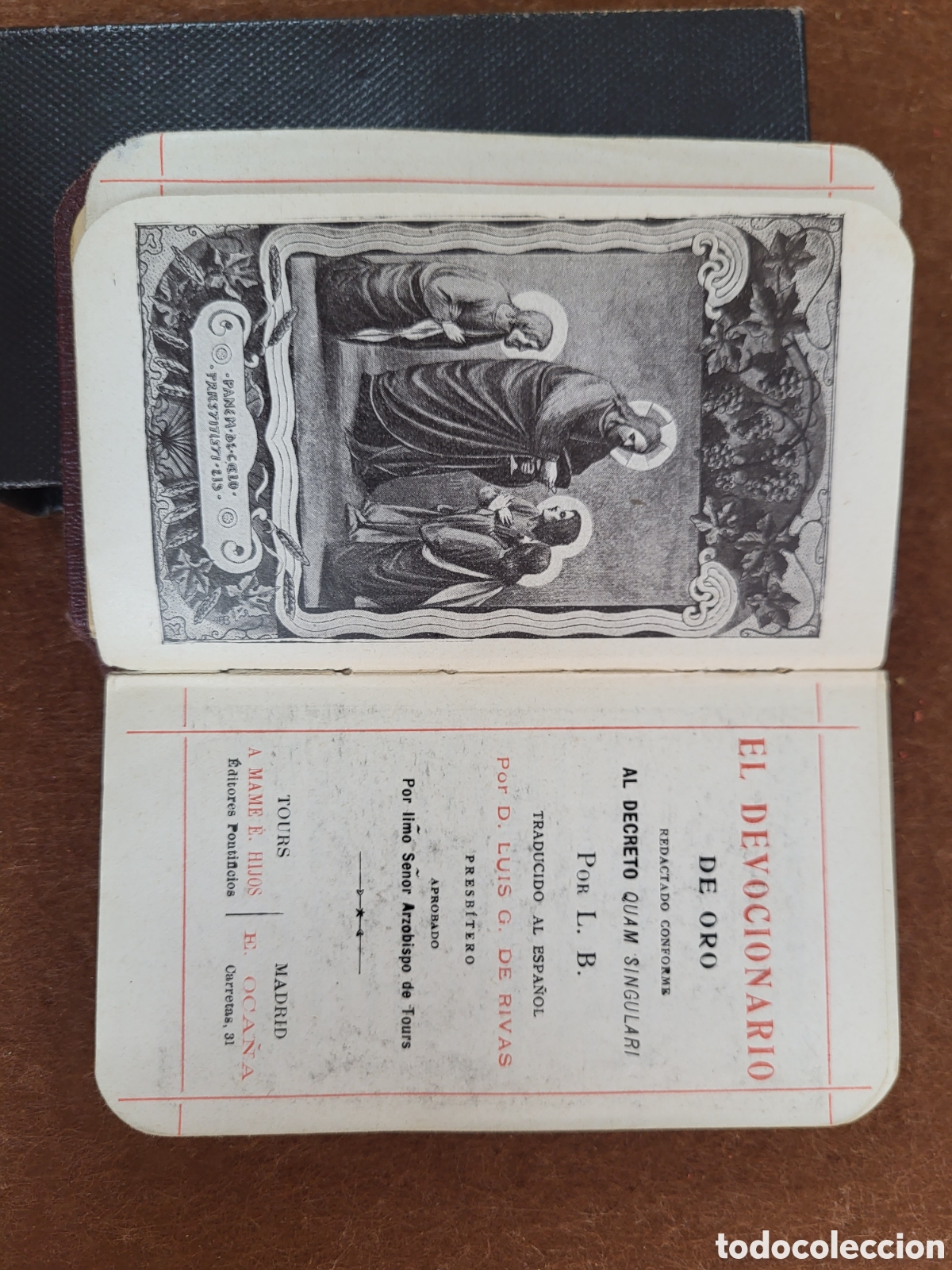 Libros antiguos: ANTIGUO DEVOCIONARIO DE ORO. - Foto 7