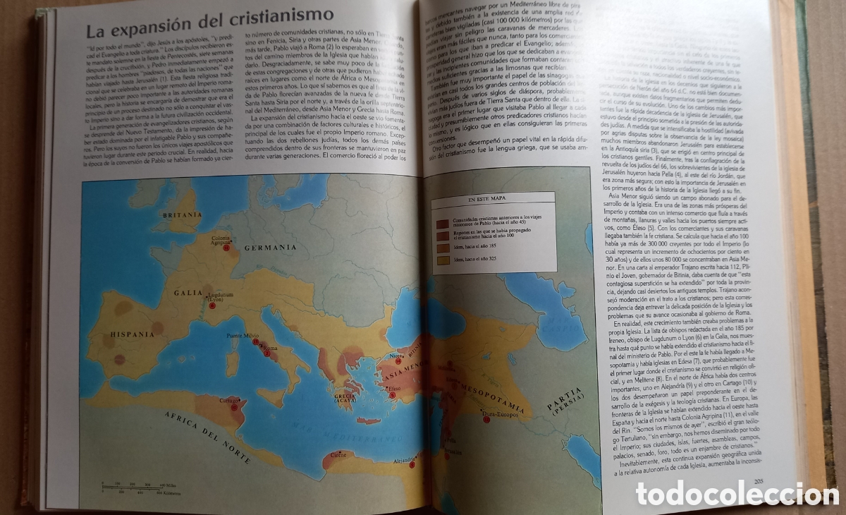 Libros antiguos: Atlas de La Biblia - Foto 5