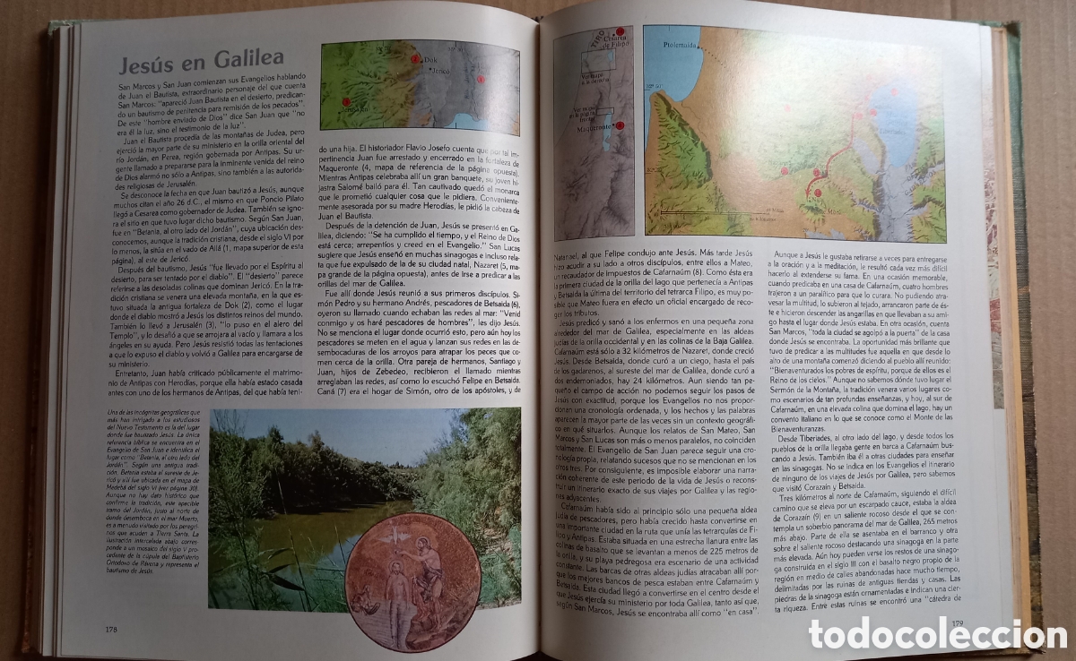 Libros antiguos: Atlas de La Biblia - Foto 7