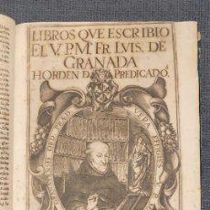 Libri antichi: 1679. OBRAS DE FRAY LUIS DE GRANADA.