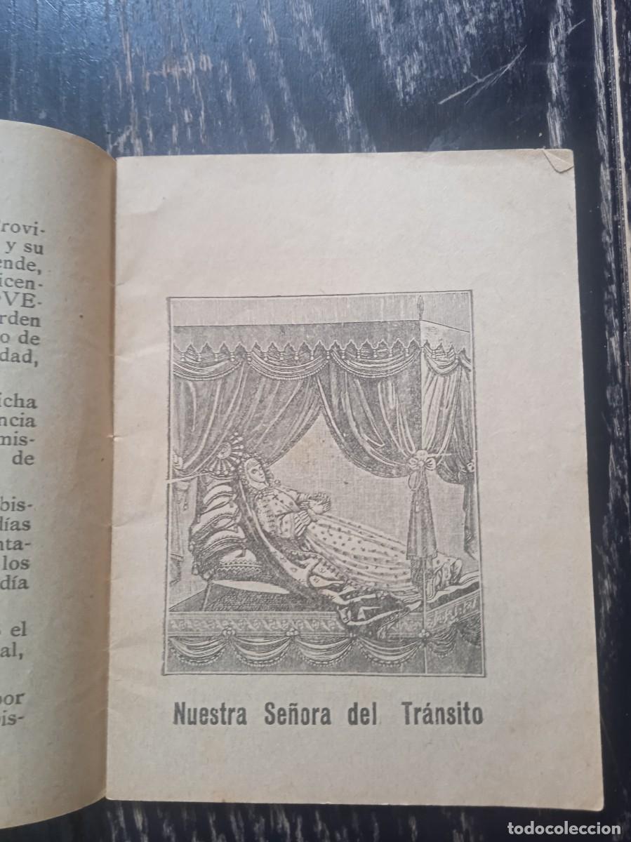 Libros antiguos: LIBRITO NOVENA A NTRA. SRA. DEL TRANSITO - Foto 2