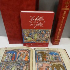 Libros antiguos: FACSIMIL DE LA BIBLIA DE LOS CRUZADOS - ED ESCRIPTORIUM - PERGAMINO NATURAL - INC LIBRO DE ESTUDIOS