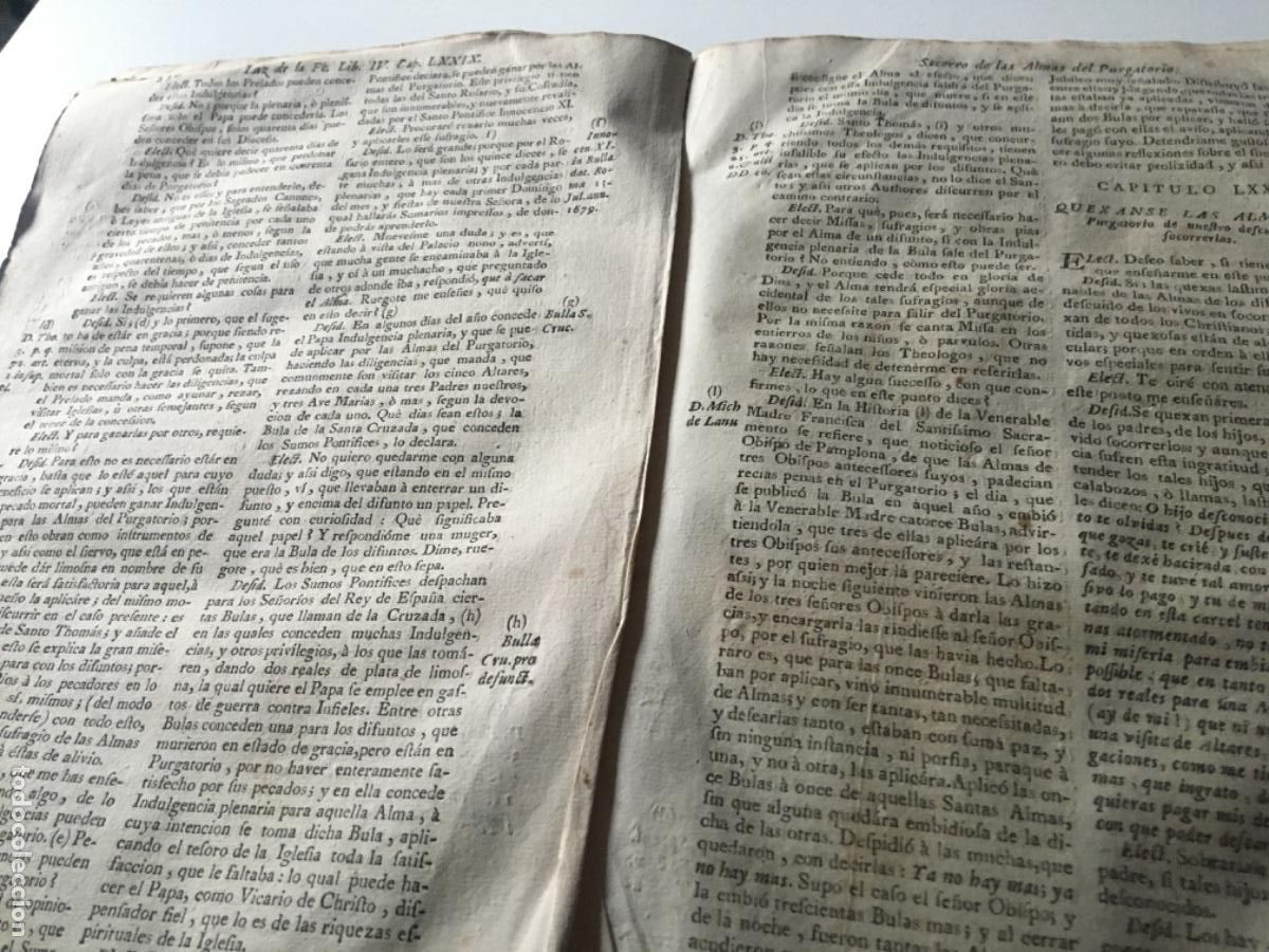 Libros antiguos: Luz de la fe y de la ley 1762 - Foto 5