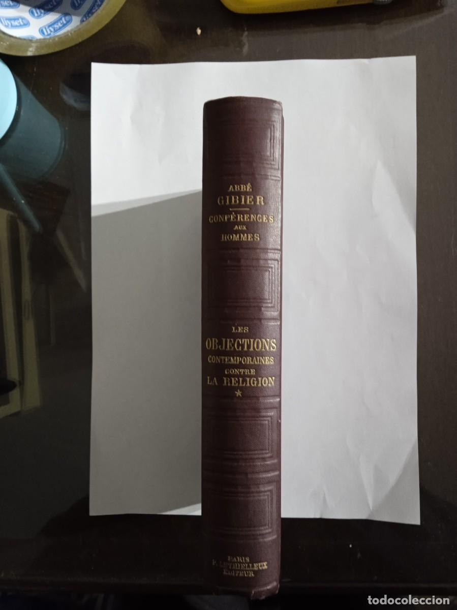 Antiquarische B&uuml;cher: Gibier. Les objections contemporaines contre la religi&oacute;n. Premiere serie. 1902