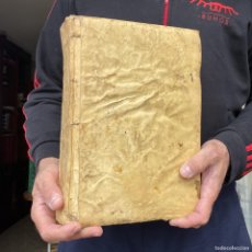 Libros antiguos: AÑO 1700 - GUIA DE PECADORES - MEMORIAL DE LA VIDA CRISTIANA - FRAY LUIS DE GRANADA - PERGAMINO