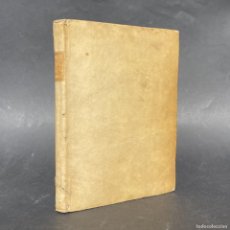 Libros antiguos: AÑO 1762 - CISMA DE ORIENTE - JULIAN CESARINI EL VIEJO - CRUZADAS - LATIN - PERGAMINO - DISSERTATIO