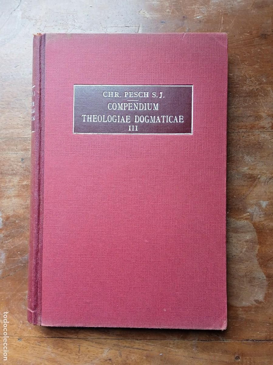 Libros antiguos: Compendium theologicae dogmaticae III 1913 - Foto 1