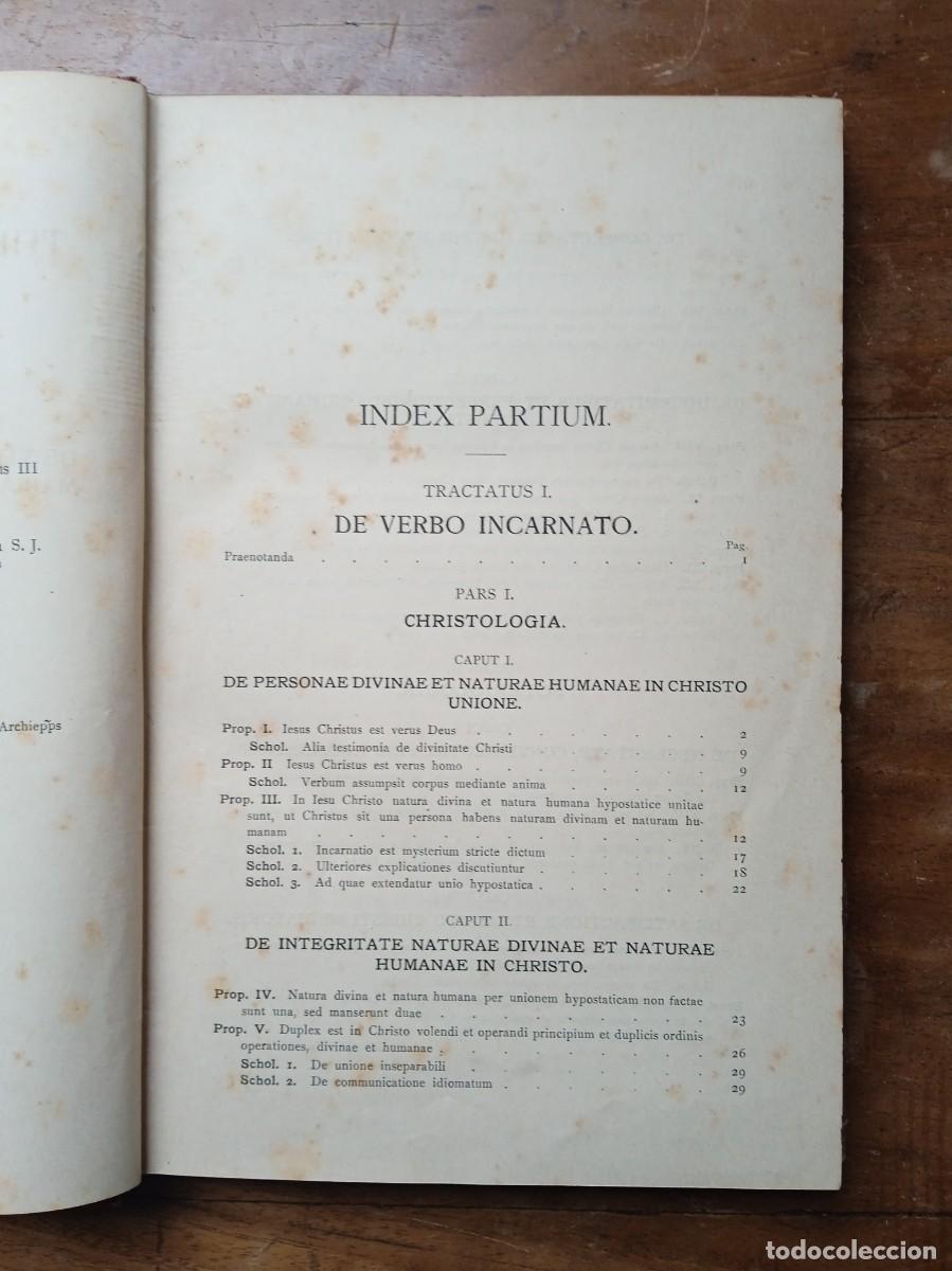 Libros antiguos: Compendium theologicae dogmaticae III 1913 - Foto 3