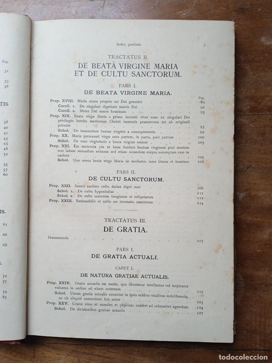 Libros antiguos: Compendium theologicae dogmaticae III 1913 - Foto 5