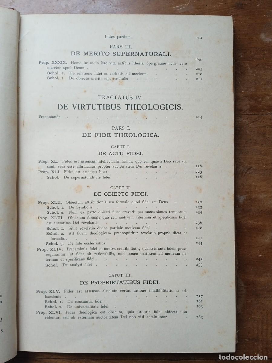 Libros antiguos: Compendium theologicae dogmaticae III 1913 - Foto 7