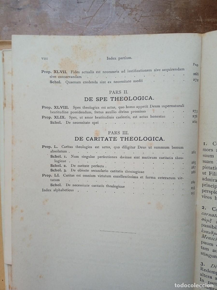 Libros antiguos: Compendium theologicae dogmaticae III 1913 - Foto 8