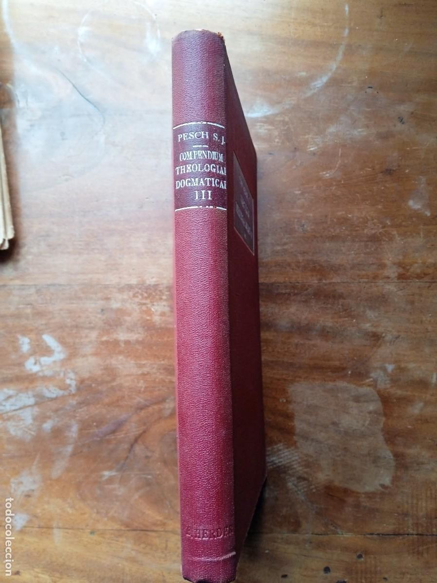 Libros antiguos: Compendium theologicae dogmaticae III 1913 - Foto 11