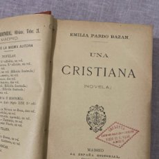 Libros antiguos: UNA CRISTIANA